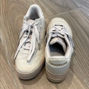 Reebok Off-White Platform Sneakers